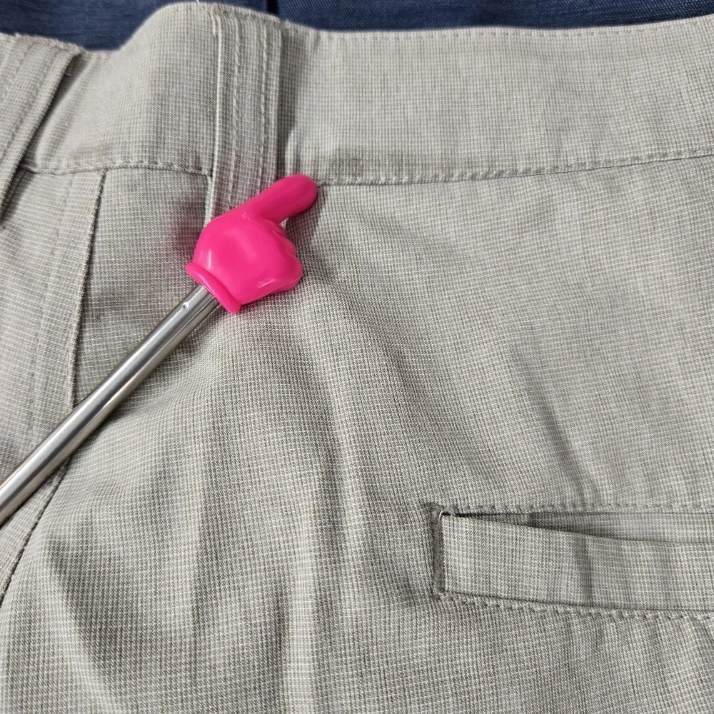 Travismathew Men Shorts 36 Brown Chino Casual Button 10